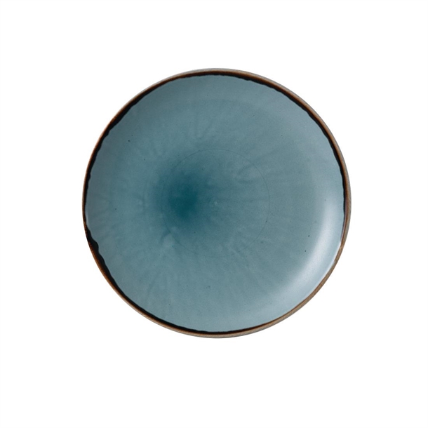 Dudson Harvest Evolve Coupe Plate Blue 217mm 8 2/3" (Box 12) (Direct)
