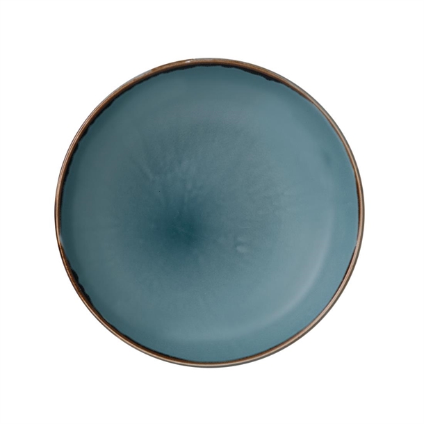 Dudson Harvest Evolve Coupe Bowl Blue 248mm 9 3/4" 1136ml 40oz (Box 12)(Direct)