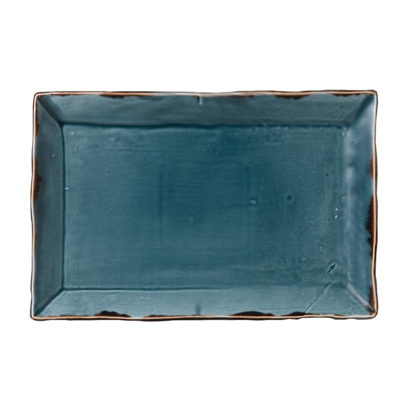 Dudson Harvest Large Rectangular Tray Blue (Box 6) (Direct)
