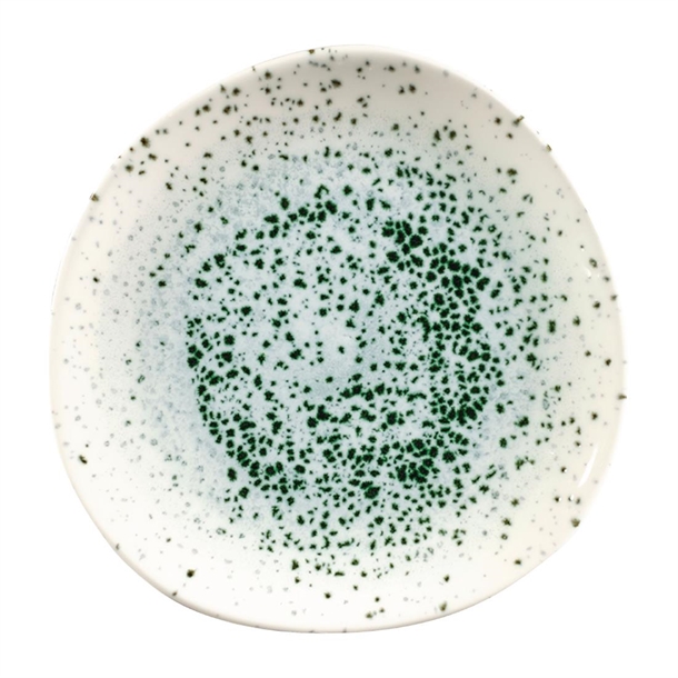 Churchill Studio Prints Mineral Green Centre Round Plate 21cm (Box 12) (B2B)