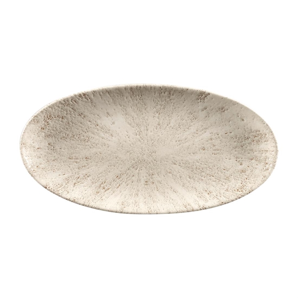 Churchill Studio Prints Stone Agate Grey Plate 29.9x15cm (Box 12) (B2B)