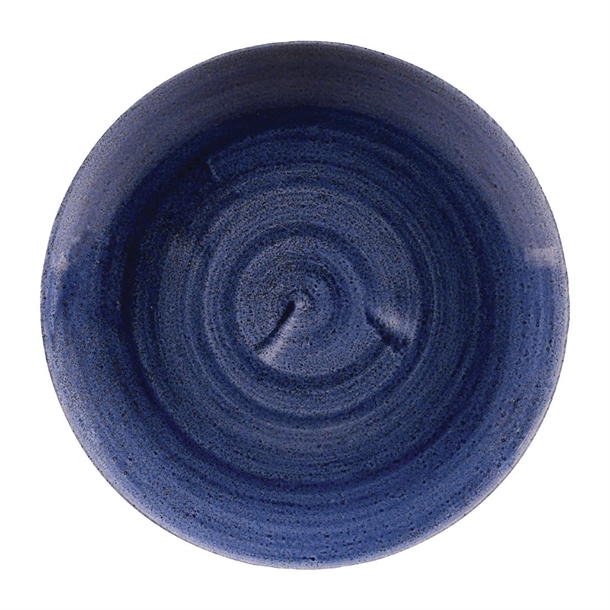 Churchill Stonecast Patina Cobalt Blue Evolve Coupe Plate 8.67" Box 12