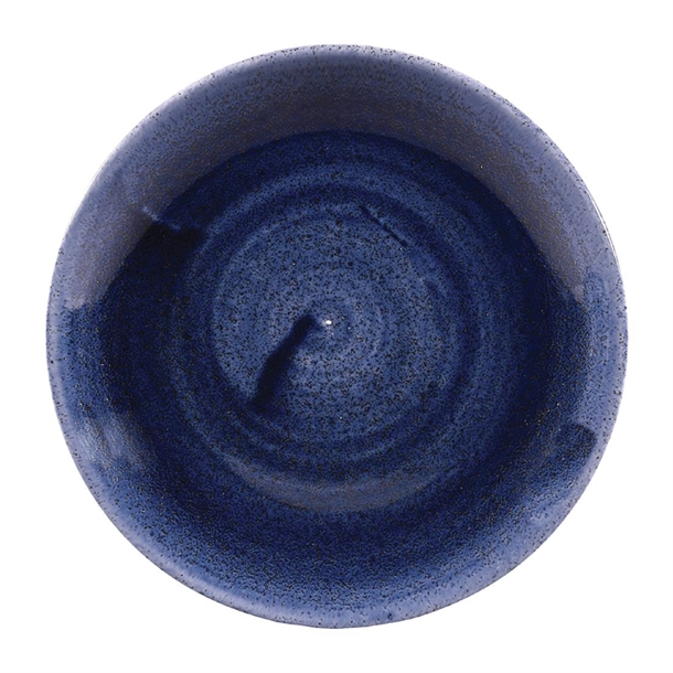 Churchill Stonecast Patina Cobalt Blue Evolve Coupe Plate 6.5" Box 12