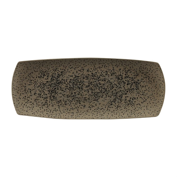 Churchill Menu Shades Caldera Flint Grey Plate 35.5x14cm (Box 6) (B2B)