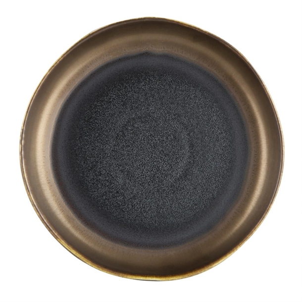 Olympia Ochre Flat Bowl - 210mm (Box 6)