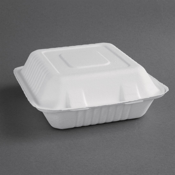 Fiesta Compostable Bagasse Food Container 223 x 201 (Pack 200)