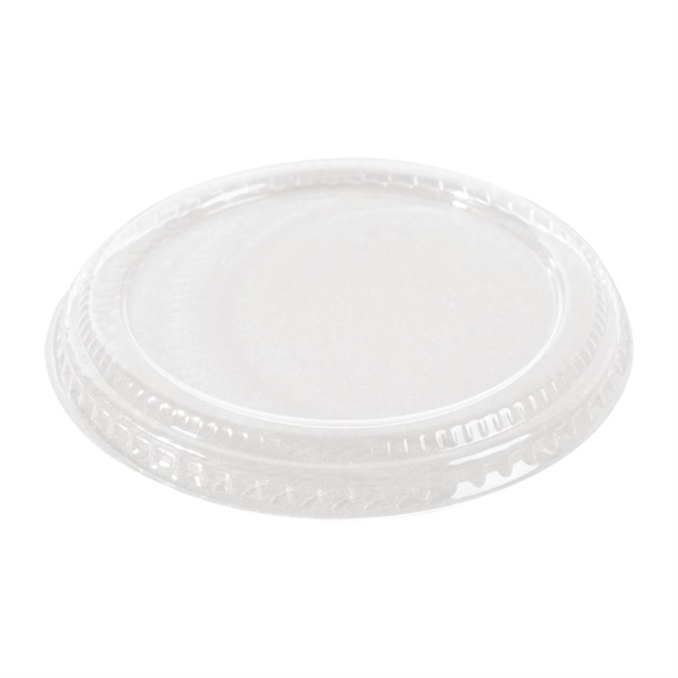 Solia PLA Lid to fit 180ml Round Container FC767 PLA Laminated (Pack 50)