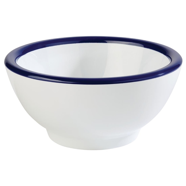 APS Pure Bowl White & Blue - 95x45mm 0.09Ltr (B2B)