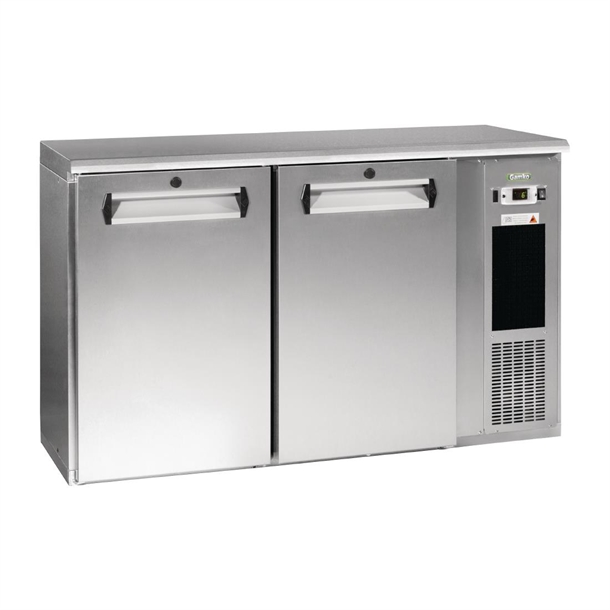 E3 2 x Solid Doors 364Ltr Under Counter Bottle Cooler (Direct)