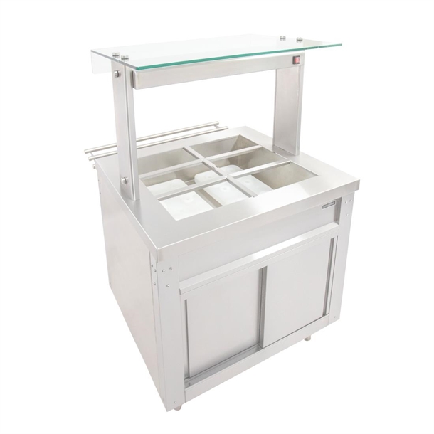 Parry Flexi-Serve Ambient Cupboard w/ChillWell LED Gantry&Trayslide2GN(Direct)