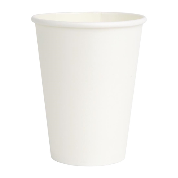 Fiesta White Coffee Cups - 225ml (Pack 50)