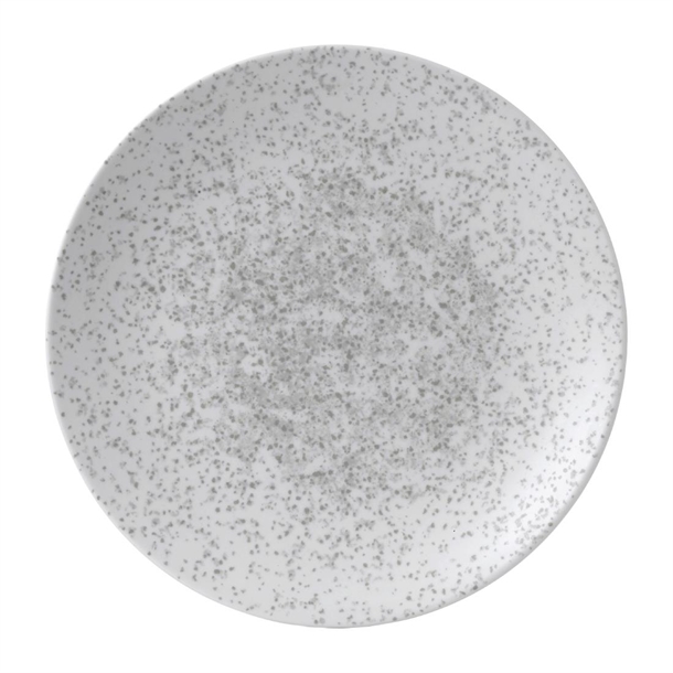Art De Cuisine Menu Shades Caldera Chalk White Coupe Plate11 3/8"(Box 6)(Direct)