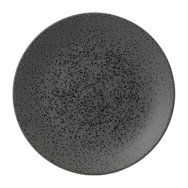 Art De Cuisine Menu Shades Caldera Flint Grey Coupe Plate11 3/8"(Box 6)(Direct)