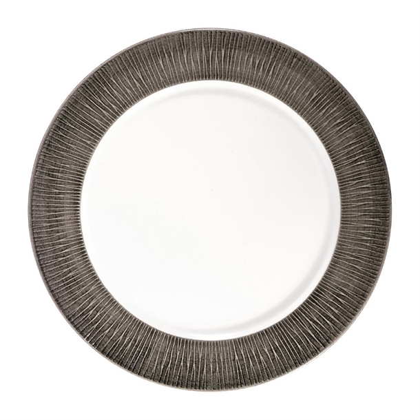 Churchill Bamboo Spinwash Dusk Footed Plate - 10 1/4" (Box 12) (Direct)