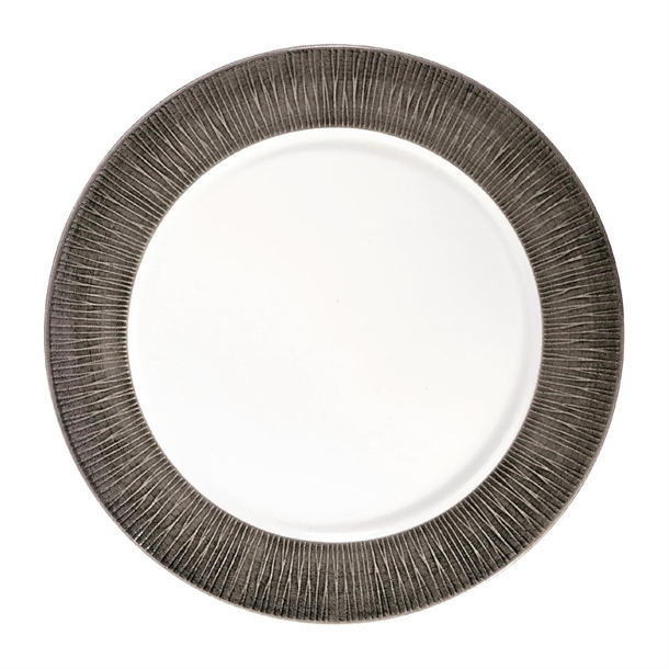 Churchill Bamboo Spinwash Dusk Footed Plate - 9 1/8" (Box 12) (Direct)