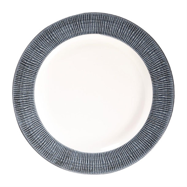 Churchill Bamboo Spinwash Mist Footed Plate - 9 1/8" (Box 12) (Direct)