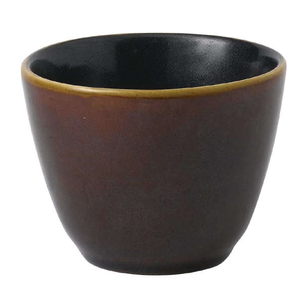 Churchill Nourish Contour Chip Mug, Zimtbraun, zweifarbig, 291 ml, (12 Stück)
