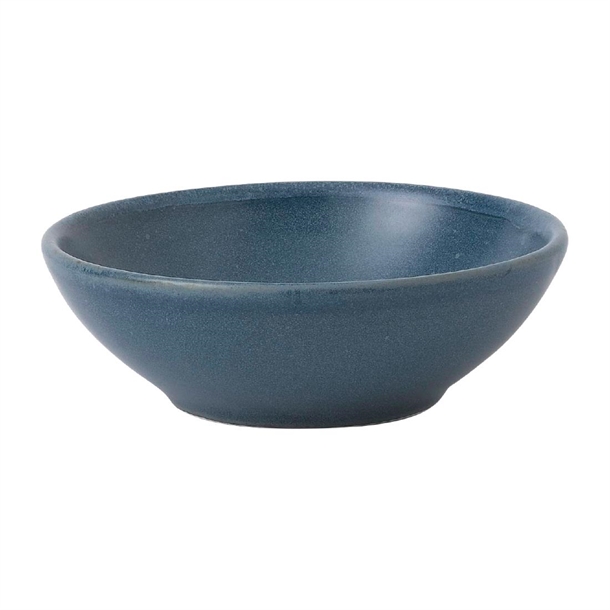 Churchill Super Vitrified Nourish Oslo Contour flache Schüssel, blau, 116mm, (12 Stück)