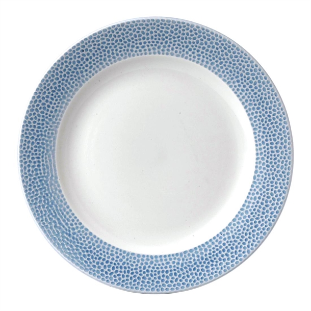 Churchill Isla Spinwash Ocean Blue Profile Footed Plate 10 1/4"(Box 12) (Direct)