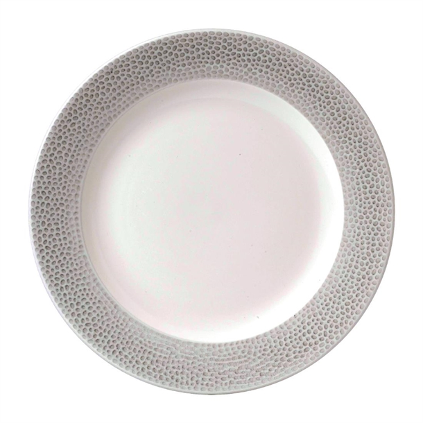 Churchill Isla Spinwash Shale Grey Profile Footed Plate 10 1/4"(Box 12) (Direct)
