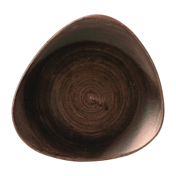 Churchill Stonecast Patina Iron Black Lotus Plate - 10" (Box 12) (Direct)