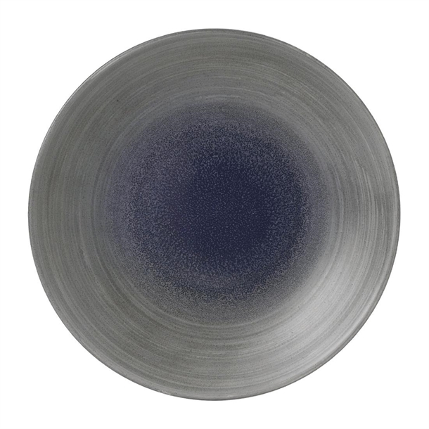 Churchill Stonecast Aqueous Fjord Grey Evolve Coupe Plate 10.25"(Box 12)(Direct)
