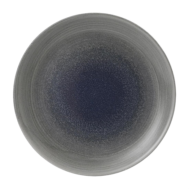 Churchill Stonecast Aqueous Fjord Grey Evolve Coupe Plate 8.67"(Box 12)(Direct)