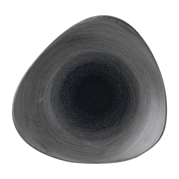 Churchill Stonecast Aqueous Fjord Grey Lotus Plate - 10" (Box 12) (Direct)