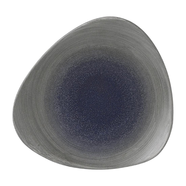 Churchill Stonecast Aqueous Fjord Grey Lotus Plate - 9" (Box 12) (Direct)