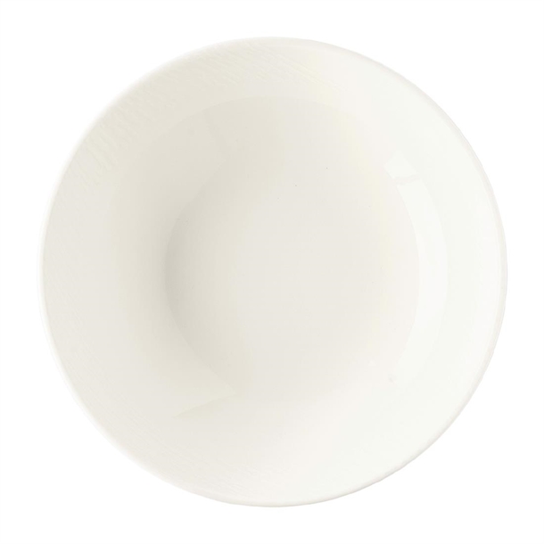 Royal Crown Derby Bark White Coupe Bowl - 165mm (Box 6) (Direct)