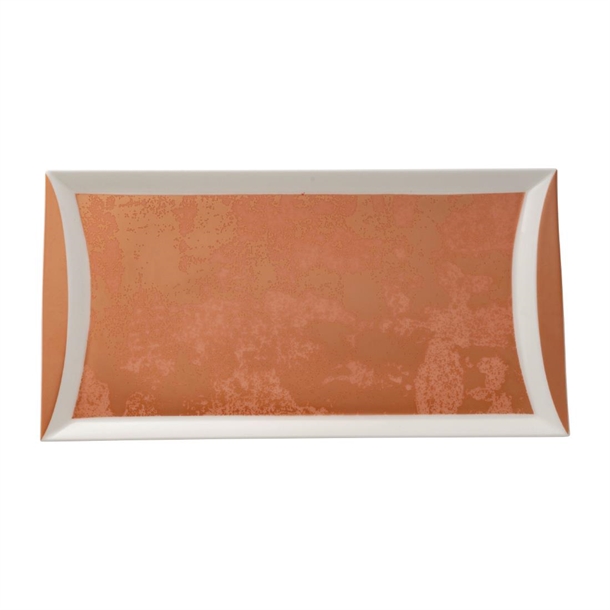 Royal Crown Derby Crushed Velvet Copper Rectangle Tray 320x160mm (Box 6)(Direct)