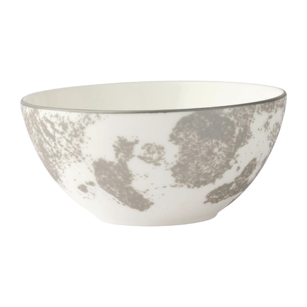 Royal Crown Derby Crushed Velvet Grey Bowl - 115mm (Box 6) (Direct)