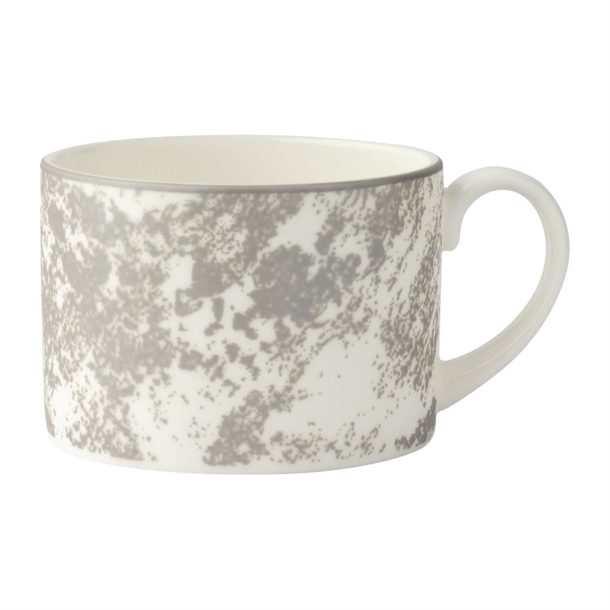 Royal Crown Derby Crushed Velvet Grey Charnwood Cup - 220ml (Box 6) (Direct)