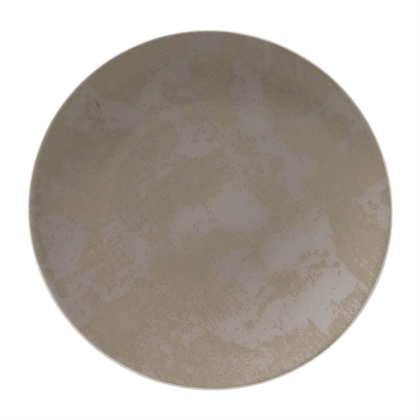 Royal Crown Derby Crushed Velvet Grey Coupe Plate - 209mm (Box 6) (Direct)