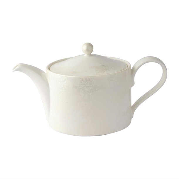 Royal Crown Derby Crushed Velvet Pearl Charnwood Tea Pot L/S (Box 1) (Direct)
