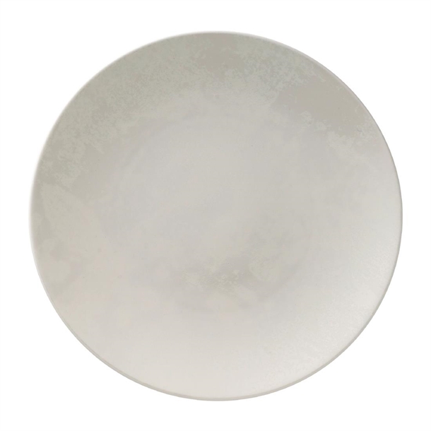 Royal Crown Derby Crushed Velvet Pearl Coupe Plate - 255mm (Box 6) (Direct)