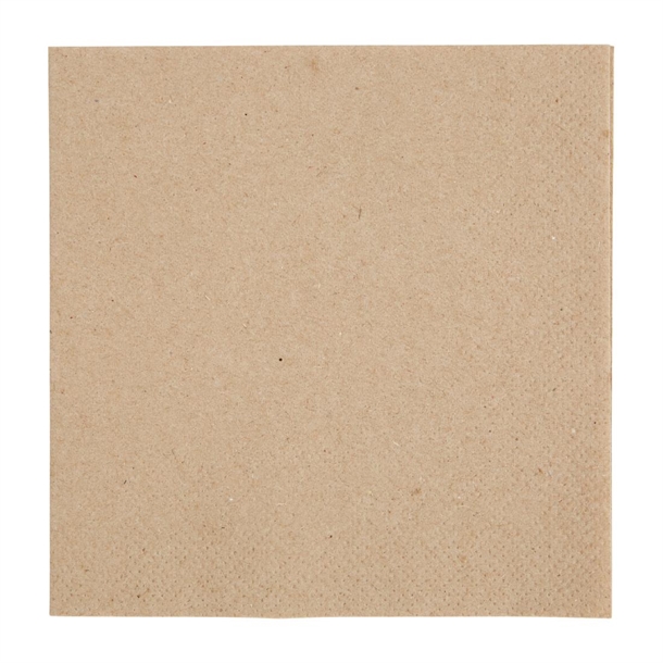Fiesta Recyclable servetten 1/4 vouw gerecycled kraftpapier 240mm (Box 4000)