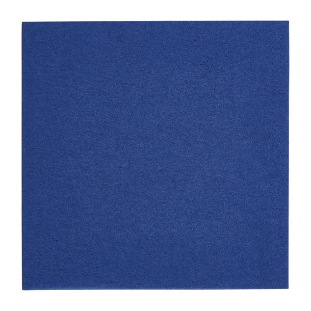 Fiesta Recyclable 33cm 2 ply 4 Fold Dark Blue Lunch Napkin (Pack 2000)