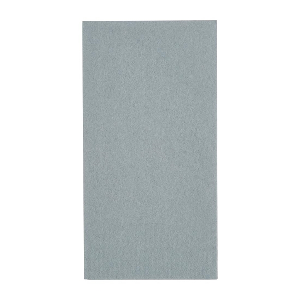Fiesta Recyclable Dinner-Servietten 40x40cm 2-lagig 1/8-Falz grau (2000 Stück)