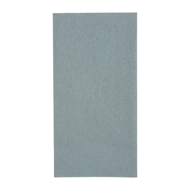 Fiesta Recyclable 40cm 3 ply 8 Fold Grey Dinner Napkin (Pack 1000)