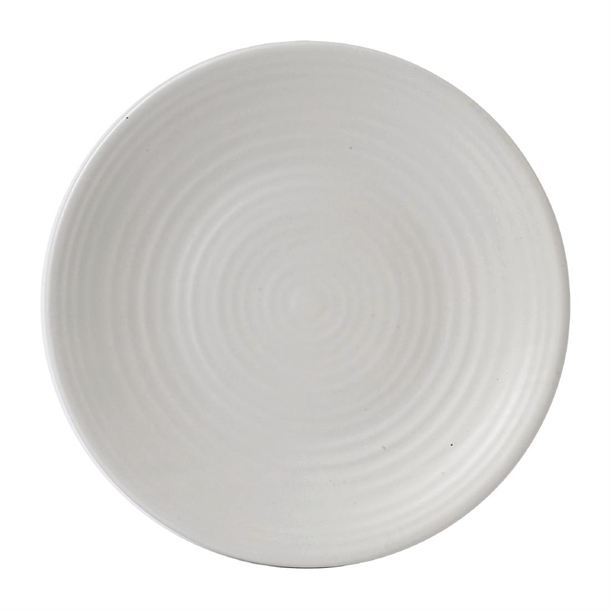 Dudson Evo Pearl Coupe Plate - 8" (Box 6) (Direct)
