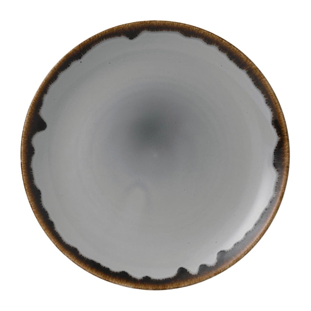 Dudson Harvest Grey Coupe Plate - 10 1/4" (Box 12) (Direct)