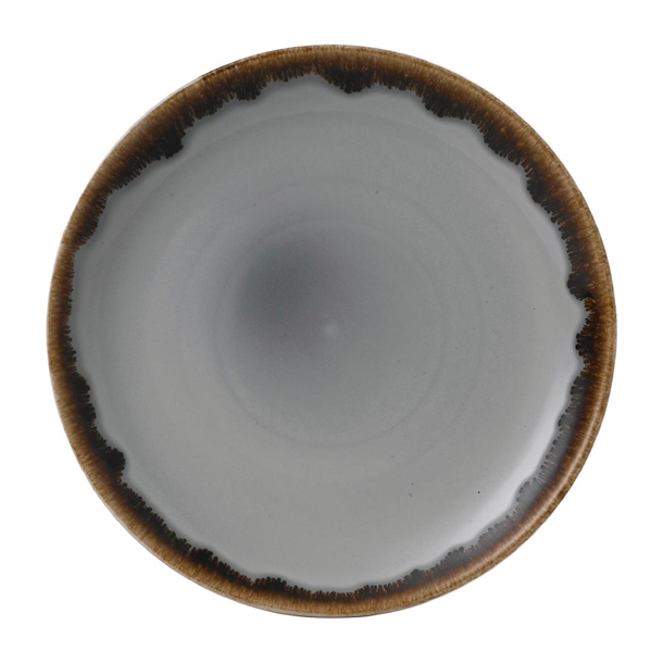 Dudson Harvest Grey Coupe Plate - 8.67" (Box 12) (Direct)