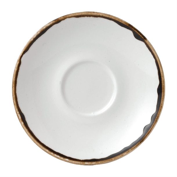 Dudson Harvest Natural Cappuccino Saucer - 6 1/4" (Box 12) (Direct)