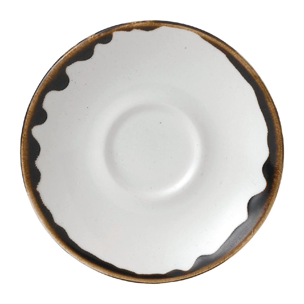 Dudson Harvest Natural Espresso Saucer - 4 1/2" (Box 12) (Direct)