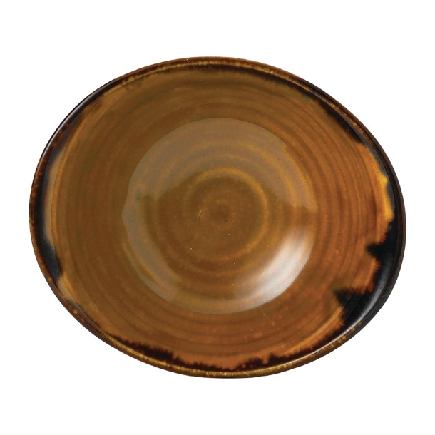 Dudson Harvest Brown Deep Bowl - 6 3/4x5 3/4" (Box 6) (Direct)