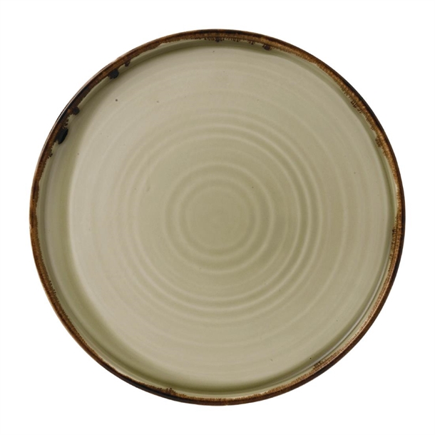 Dudson Harvest Linen Walled Plate - 10 2/8" (Box 6) (Direct)