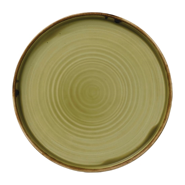 Dudson Harvest Green Walled Plate - 8.67" (Box 6) (Direct)