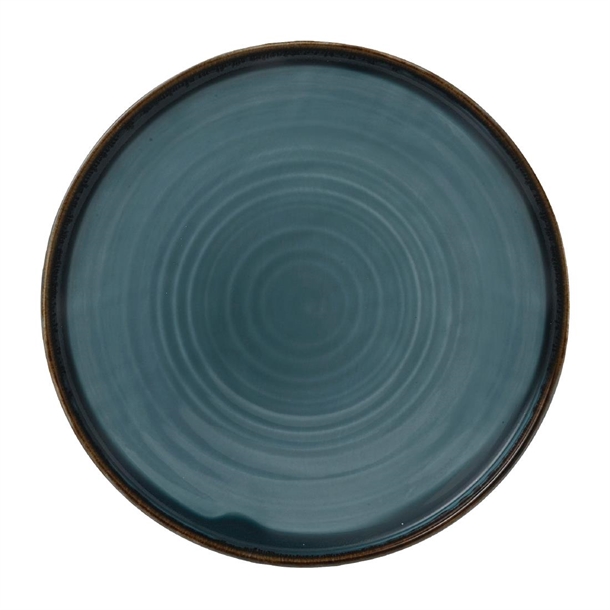 Dudson Harvest Blue Walled Plate - 8.67" (Box 6) (Direct)