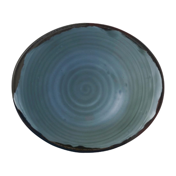 Dudson Harvest Blue Deep Bowl - 6 3/4x5 3/4" (Box 6) (Direct)